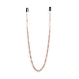 Bound Nipple Clamps - DC3 - Rose Gold - Rose Gold Nipple Clamps with Chain-NSN-1303-12