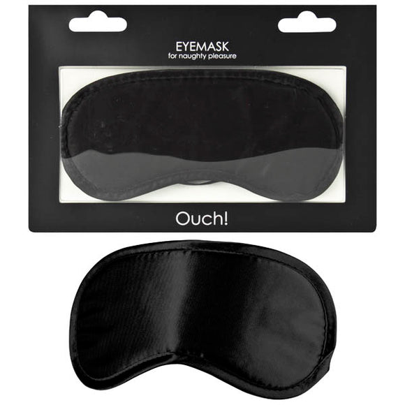 Ouch! Soft Eyemask - Black Eye Mask-OU027BLK