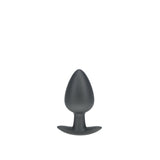 OUCH! Anal Plug - Large - Gun Metal - Gun Metal Grey 8.9 cm Large Butt Plug-OU1019GUN