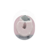 OUCH! Heavy-Duty Fluffy Cuffs - Powder Pink - Powder Pink Fluffy Restraints-OU1046PPNK