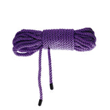 OUCH! Bondage Rope - 10 M - Purple - Purple Nylon Bondage Rope - 10 metre Length