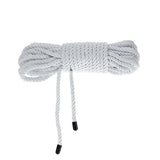 OUCH! Bondage Rope - 10 M - Silver - Silver Nylon Bondage Rope - 10 metre Length-OU1058SIL