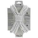 OUCH! Bondage Rope - 10 M - Silver - Silver Nylon Bondage Rope - 10 metre Length-OU1058SIL