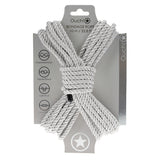 OUCH! Bondage Rope - 10 M - Silver - Silver Nylon Bondage Rope - 10 metre Length-OU1058SIL