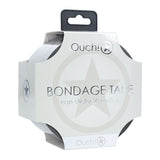 OUCH! PVC Non-Stick Tape - Silver - Silver Bondage Tape - 20 metre Length