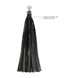 OUCH! Diamond Studded Whip - Black Whip-OU576BLK