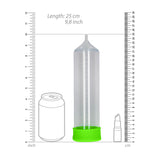 OUCH! Glow In The Dark Comfort Beginner Pump - Clear/Glow Penis Pump-OU786GLO