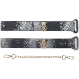 OUCH! Florence Collection - Handcuffs - Black Restraints-OU999BLK