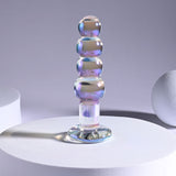 Playboy Pleasure JEWELS BEADS - Clear Glass 12 cm Anal Beads-PB-GL-4240-2