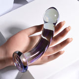 Playboy Pleasure JEWELS KING - Clear Glass 16.3 cm Dildo-PB-GL-4592-2