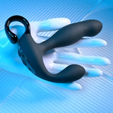Playboy Pleasure COME HITHER - Black 13.2 cm USB Rechargeable Vibrating Prostate Massager with Wireless Remote Control-PB-RS-2383-2