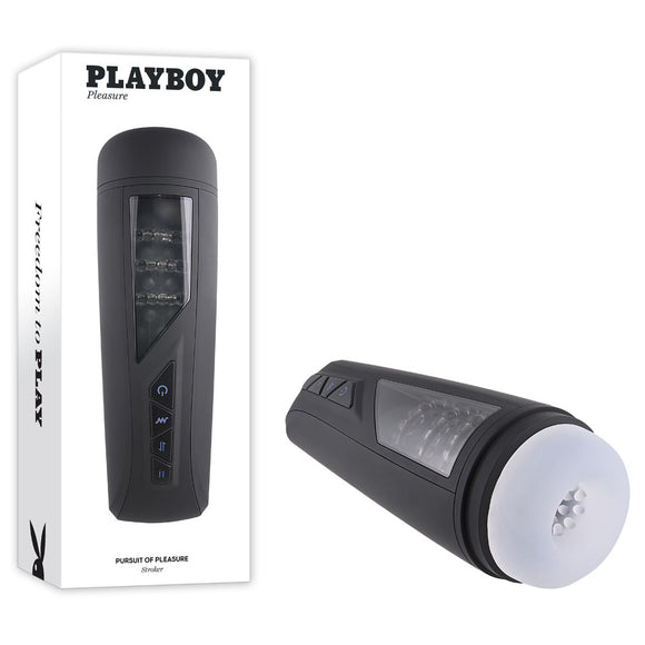 Playboy Pleasure PURSUIT OF PLEASURE - USB Rechargeable Vibrating Stroker-PB-RS-2437-2
