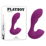 Playboy Pleasure ARCH - Purple 14.1 cm USB Rechargeable G-Spot Vibrator-PB-RS-3182-2