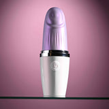 Playboy Pleasure GETAWAY - White/Purple 14.2 cm USB Rechargeable Tapping Stimulator-PB-RS-4653-2