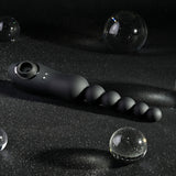 Playboy Pleasure LET IT BEAD - Black 23.1 cm USB Rechargeable Vibrating Anal Beads with Clitoral Suction