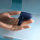 Playboy Pleasure PLEASURE POINT - Blue USB Rechargeable Vibrating Cock Ring-PB-RS-5308-2