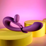 Playboy Pleasure CHA CHA SLIDE - Purple 20 cm USB Rechargeable Rabbit Vibrator-PB-RS-5803-2
