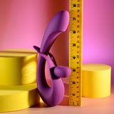 Playboy Pleasure CHA CHA SLIDE - Purple 20 cm USB Rechargeable Rabbit Vibrator-PB-RS-5803-2