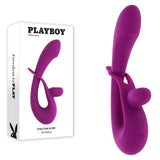 Playboy Pleasure CHA CHA SLIDE - Purple 20 cm USB Rechargeable Rabbit Vibrator-PB-RS-5803-2
