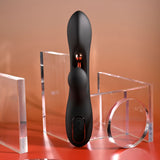 Playboy Pleasure AUREUS - Black 22.7 cm USB Rechargeable Rabbit Vibrator with Internal Flicker-PB-RS-5919-2