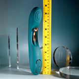 Playboy Pleasure AURELIE - Green 22.7 cm USB Rechargeable Vibrator with Internal Flicker-PB-RS-5964-2