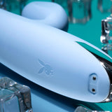 Playboy Pleasure UP AND AWAY - Blue 26.7 cm USB Rechargeable Rabbit Vibrator-PB-RS-6237-2