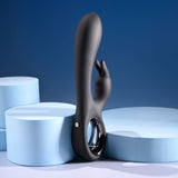 Playboy Pleasure LATE NIGHT BUNNY - Black 20 cm USB Rechargeable Rabbit Vibrator-PB-RS-6251-2