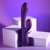 Playboy Pleasure NEW CRUSH - Purple 20.6 cm USB Rechargeable Rabbit Vibrator-PB-RS-6282-2