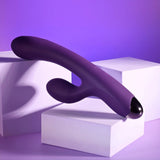 Playboy Pleasure NEW CRUSH - Purple 20.6 cm USB Rechargeable Rabbit Vibrator-PB-RS-6282-2