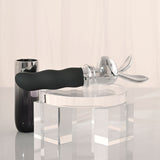 Playboy Pleasure BUNNY ON THE GO - Black/Chrome 18.6 cm USB-C Rechargeable Vibrator