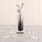 Playboy Pleasure BUNNY ON THE GO - Black/Chrome 18.6 cm USB-C Rechargeable Vibrator