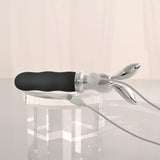 Playboy Pleasure BUNNY ON THE GO - Black/Chrome 18.6 cm USB-C Rechargeable Vibrator