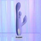 Playboy Pleasure NUBBIN RUBBIN - Purple 24.1 cm USB Rechargeable Thrusting Rabbit Vibrator-PB-RS-6695-2