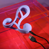 Playboy Pleasure FANTASY CAGE - Purple USB Rechargeable Vibrating Penis Sleeve-PB-RS-6824-2