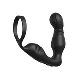 Anal Fantasy Elite Ass-Gasm P-Spot Milker - Black USB Rechargeable Prostate Massage with Cock Ring-PD4793-23