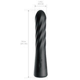 Anal Fantasy Elite Twist Ecstasy - Black - Black 24.1 cm USB Rechargeable Twisting & Thrusting Anal Vibrator