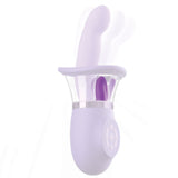 Fantasy For Her Ultimate Pleasure Pro Plus - Purple USB Rechargeable Sucking Licking & Flicking Vibrator-PD4970-12