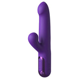 Fantasy For Her Super SoniX Thruster - Purple USB Rechargeable Thrusting Rabbit Vibrator-PD4971-12