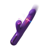 Fantasy For Her Super SoniX Thruster - Purple USB Rechargeable Thrusting Rabbit Vibrator-PD4971-12