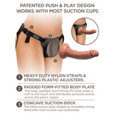 King Cock Elite Comfy Silicone Body Dock Kit - Body Dock Strap-On Harness with Tan 17.8 cm Dong-PD5783-22
