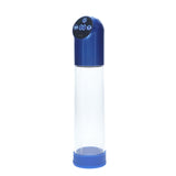 PUMPED Automatic Waterproof Pump - Metal Blue - Blue/Clear USB Rechargeable Automatic Penis Pump-PMP056MBL