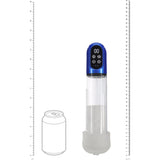 PUMPED Engage Automatic Penis Pump - Blue - Metallic Blue USB Rechargeable Auto Penis Pump-PMP058MBL