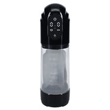 PUMPED TechnoThrust Auto Masturbator - Black/Clear USB Rechargeable Auto Maturbator-PMP061BLK
