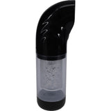 PUMPED Strokemate - Black/Clear USB Rechargeable Sucking Rotating and Thrusting Auto Masturbator-PMP063BLK