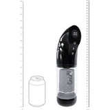 PUMPED Strokemate - Black/Clear USB Rechargeable Sucking Rotating and Thrusting Auto Masturbator-PMP063BLK