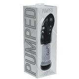 PUMPED Strokemate - Black/Clear USB Rechargeable Sucking Rotating and Thrusting Auto Masturbator-PMP063BLK