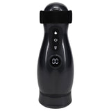 PUMPED Virtuo - Gunmetal - Gunmetal Grey/Clear USB Rechargeable Sucking And Vibrating Auto Masturbator-PMP065GUN