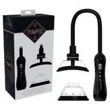PUMPED Vulva & Breast Pump with Tongue Stimulator - Black - Black USB Rechargeable Ladies Pump Set