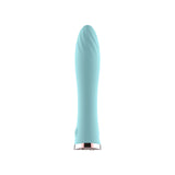 Passion Play Ultra Power Silicone Vibrating Bullet - Blue - Blue 12.9 cm USB Rechargeable Vibrating Bullet