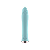 Passion Play Ultra Power Silicone Vibrating Bullet - Blue - Blue 12.9 cm USB Rechargeable Vibrating Bullet